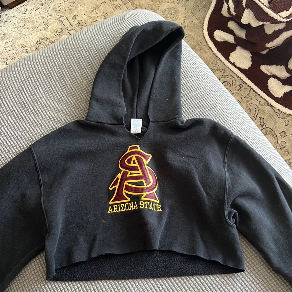 ASU Vintage cropped hoodie